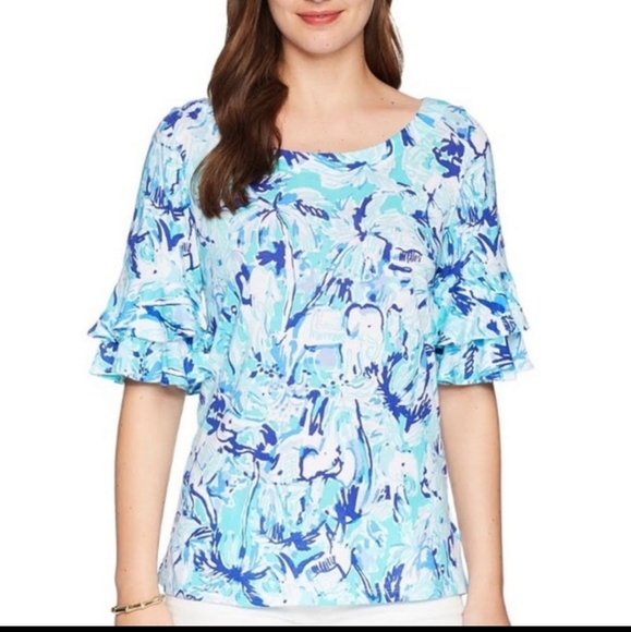 LILLY PULITZER Lula Top Size XXS - Picture 8 of 8